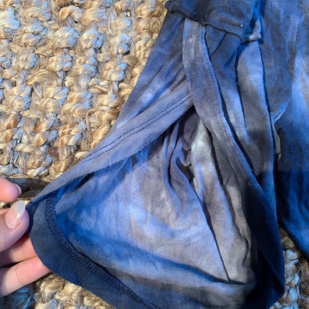 Tie dye blue romper
